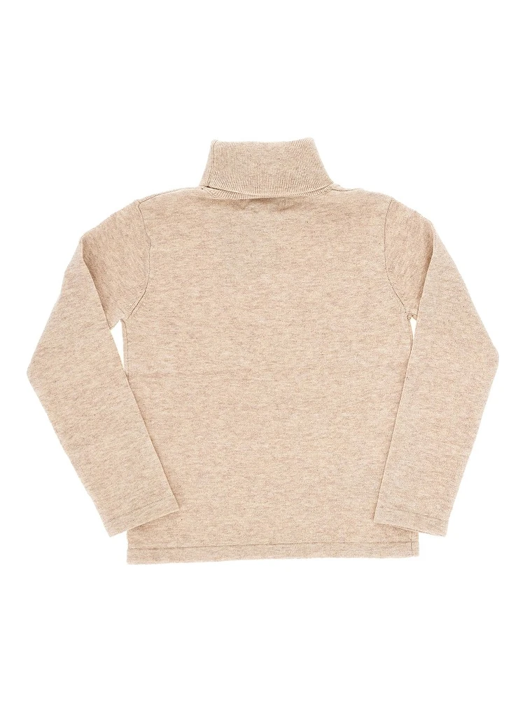 Stretch jersey turtleneck top alternative