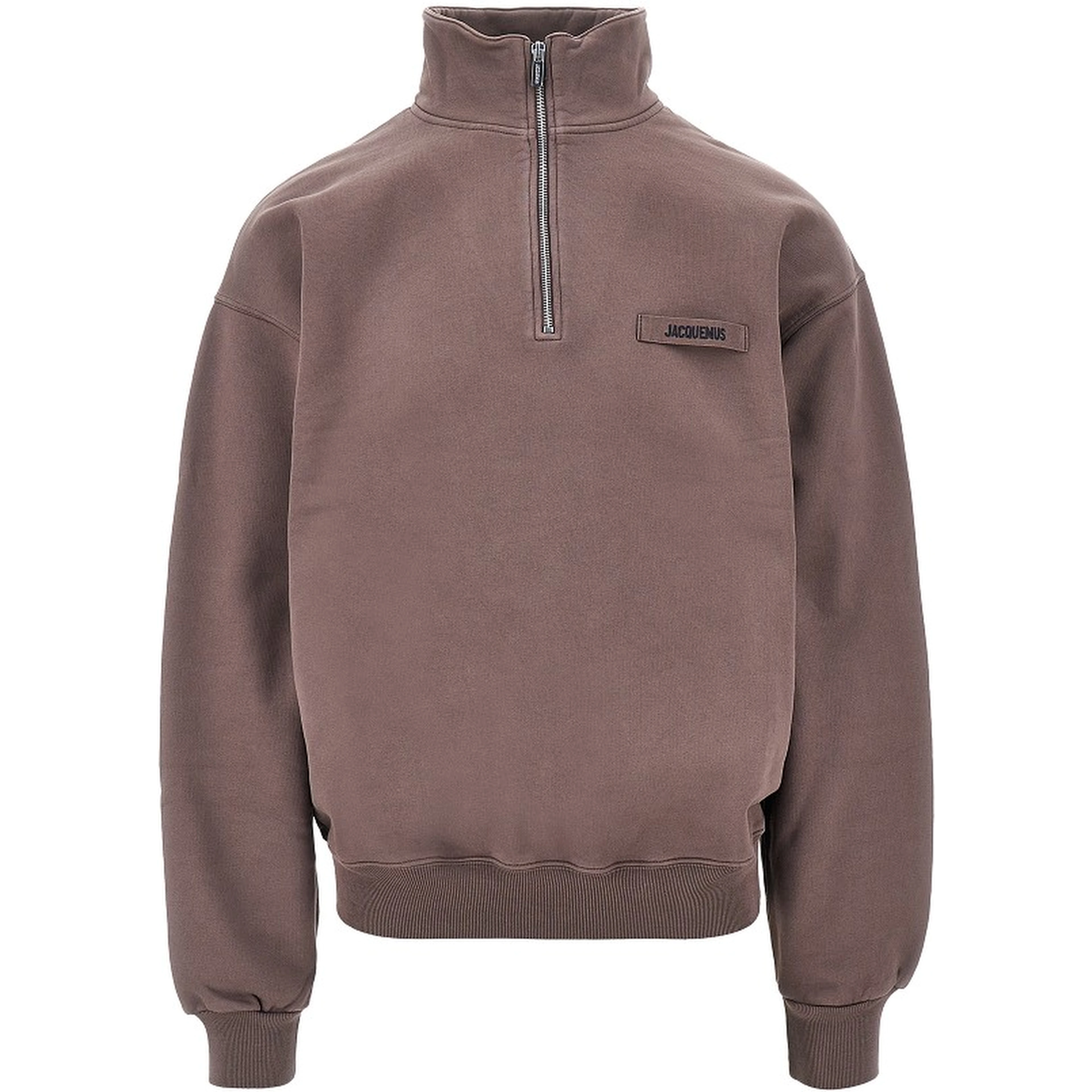 'Gros Grain' half-zip sweatshirt