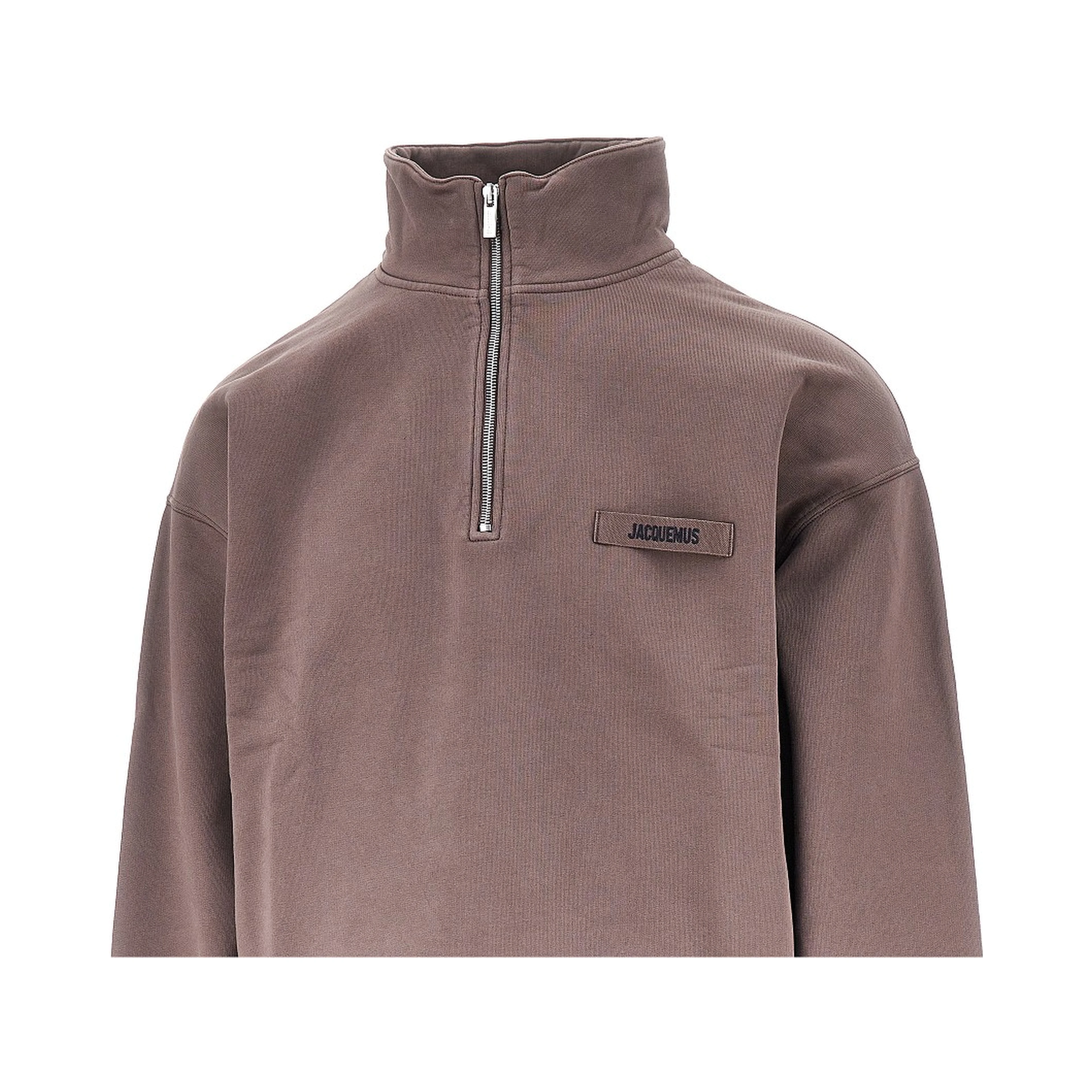 'Gros Grain' half-zip sweatshirt
