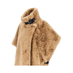 Faux fur cape