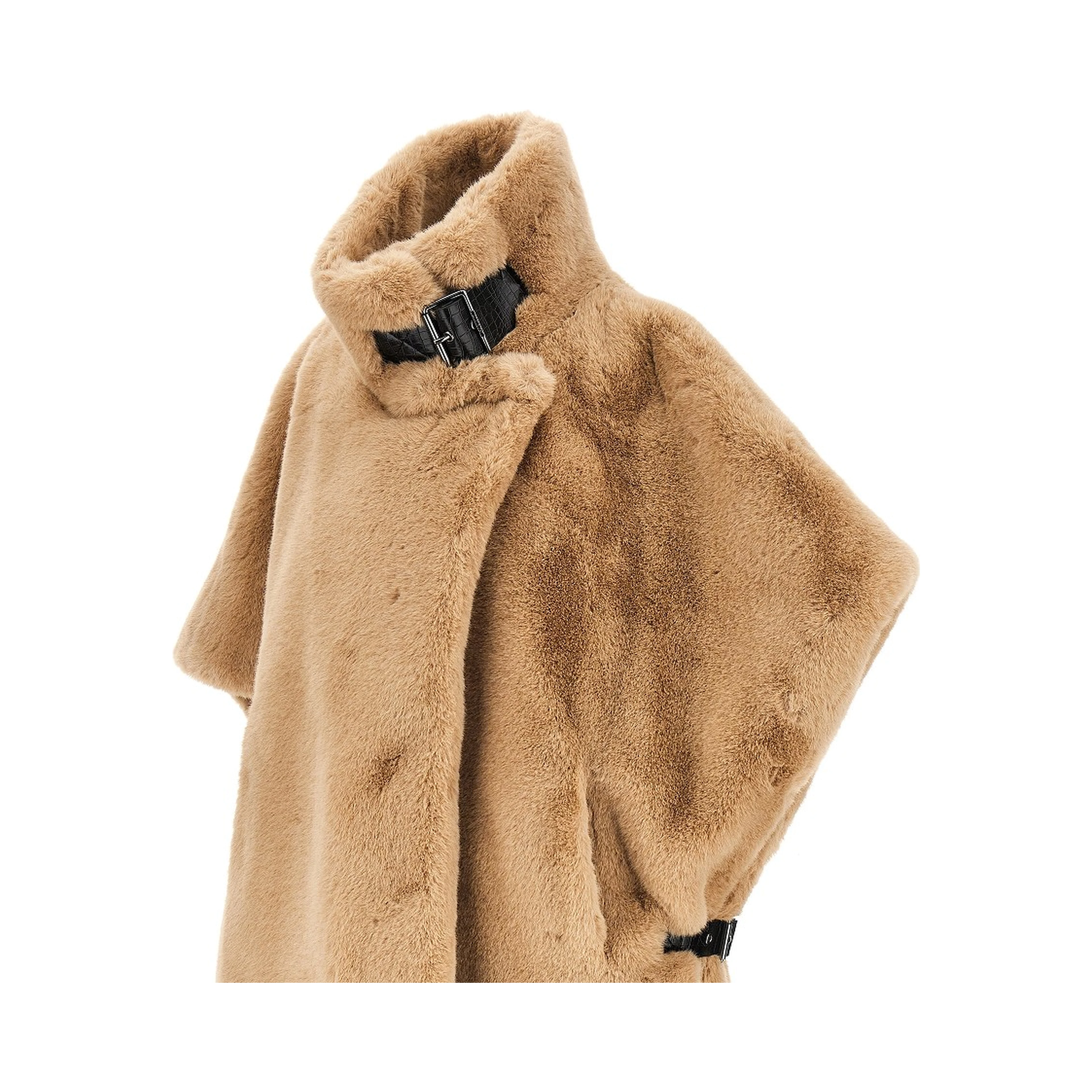 Faux fur cape
