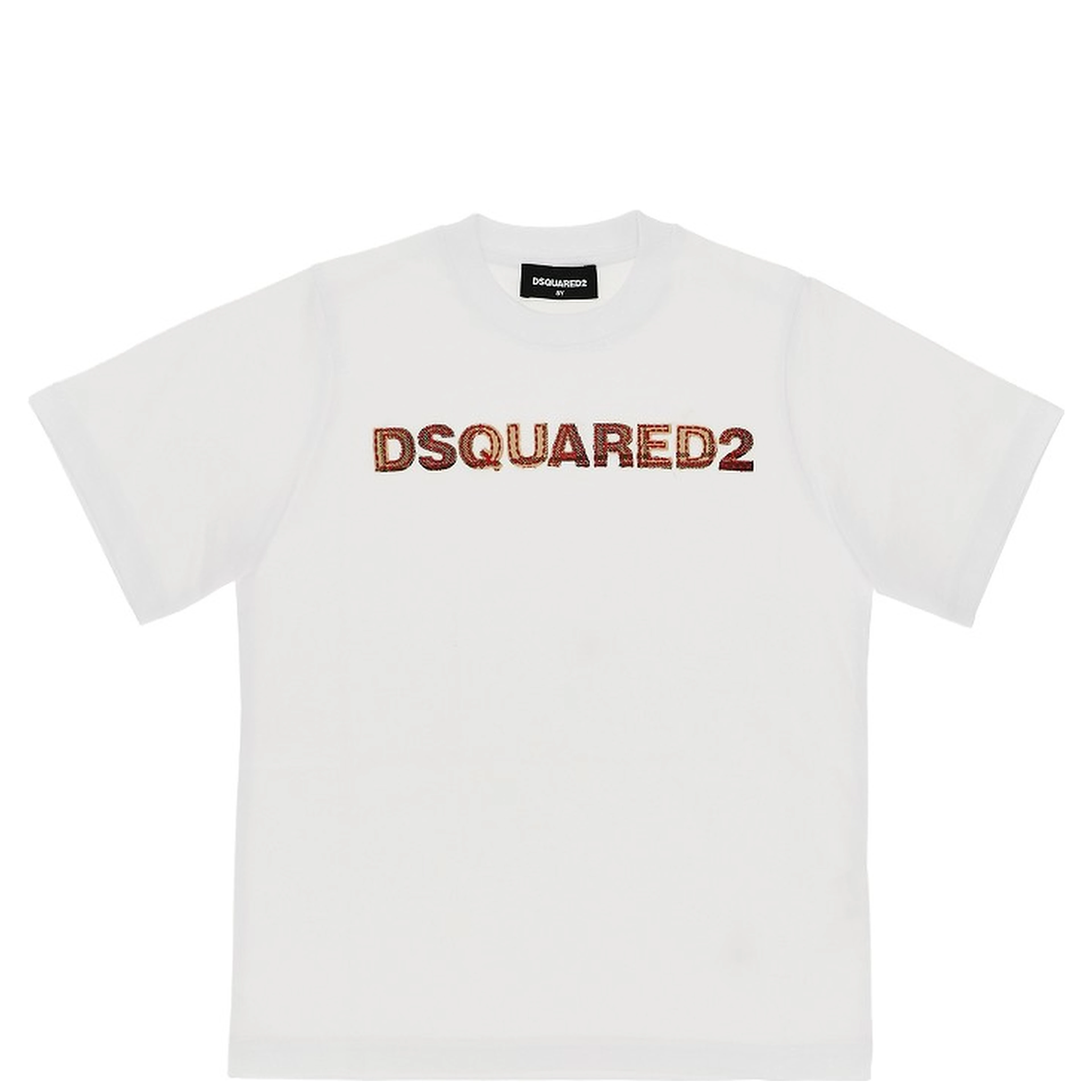 Cotton T-shirt with logo embroidery