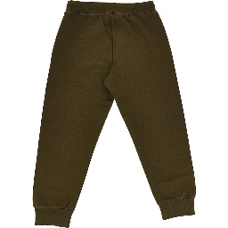 Cotton sweatpants with logo embroidery