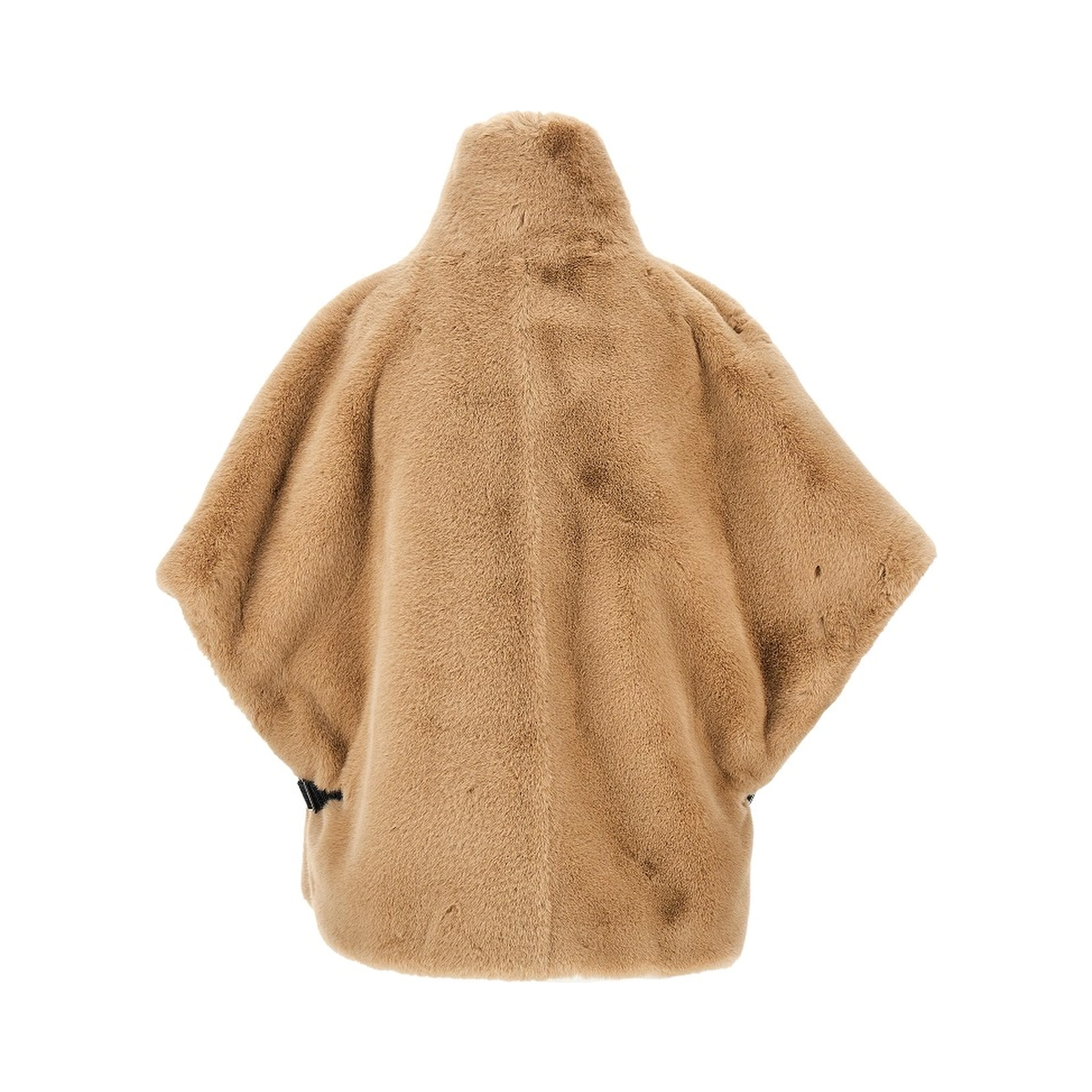 Faux fur cape