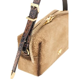 Suede leather Mini crossbody bag