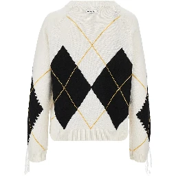 Wool and cashmere knitted sweater
