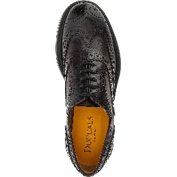 Leather laced shoes