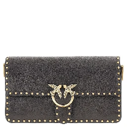 'Love One Slouchy' leather bag with studs