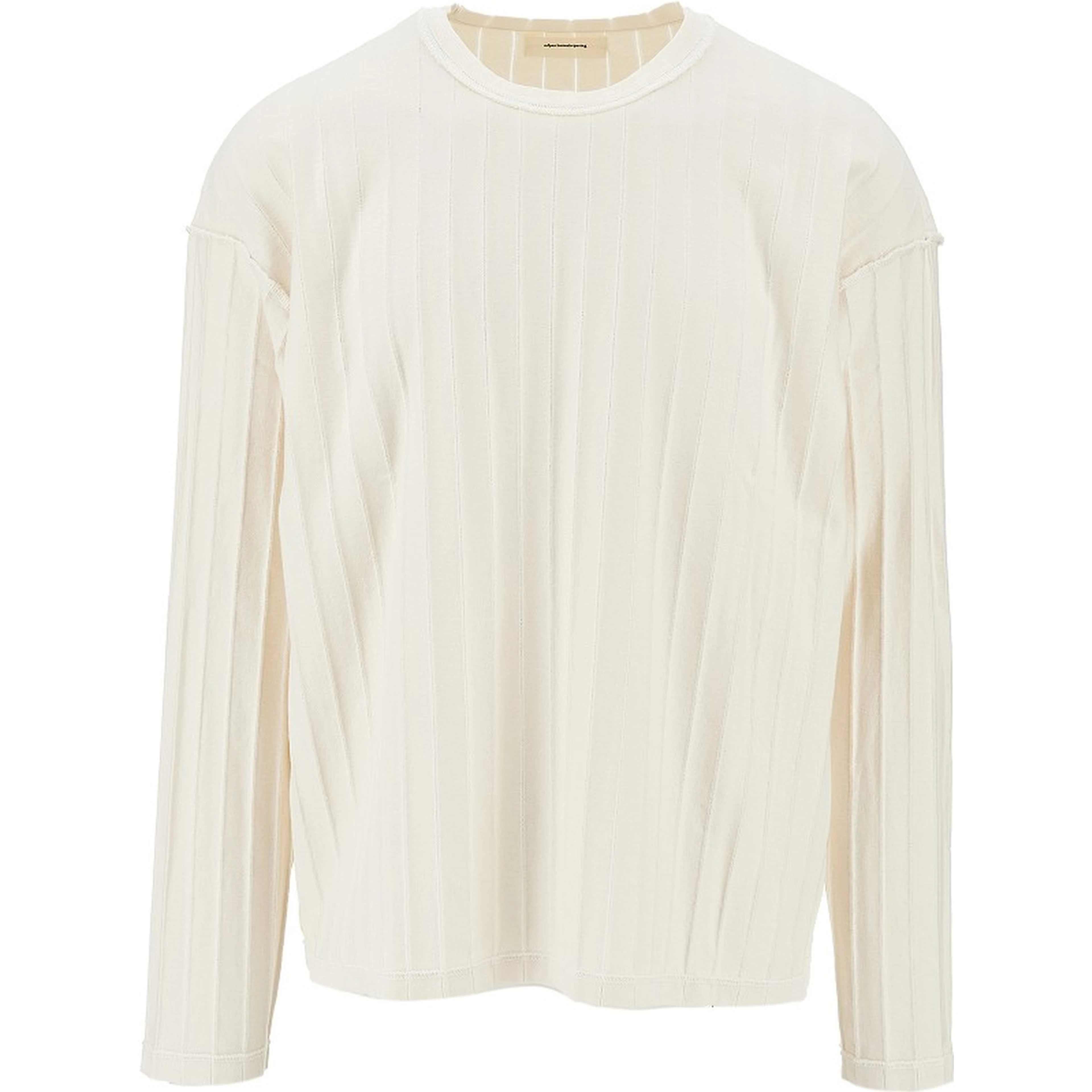 Reversed crewneck T-shirt