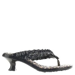 GANNI x Melissa rubber thong heel