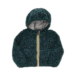 Reversible downjacket in sherpa fabric