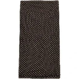 'Poppy Double' wool scarf