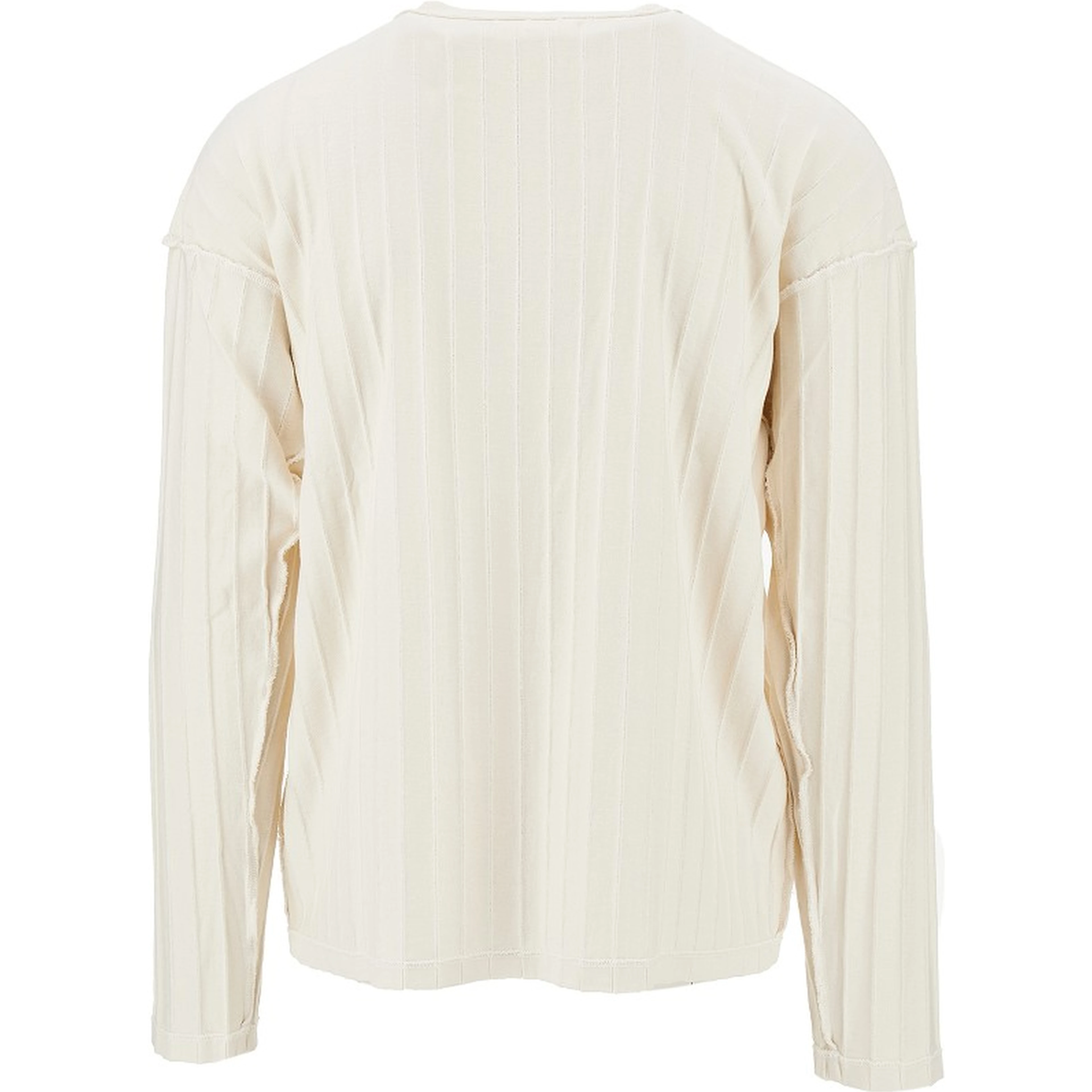 Reversed crewneck T-shirt
