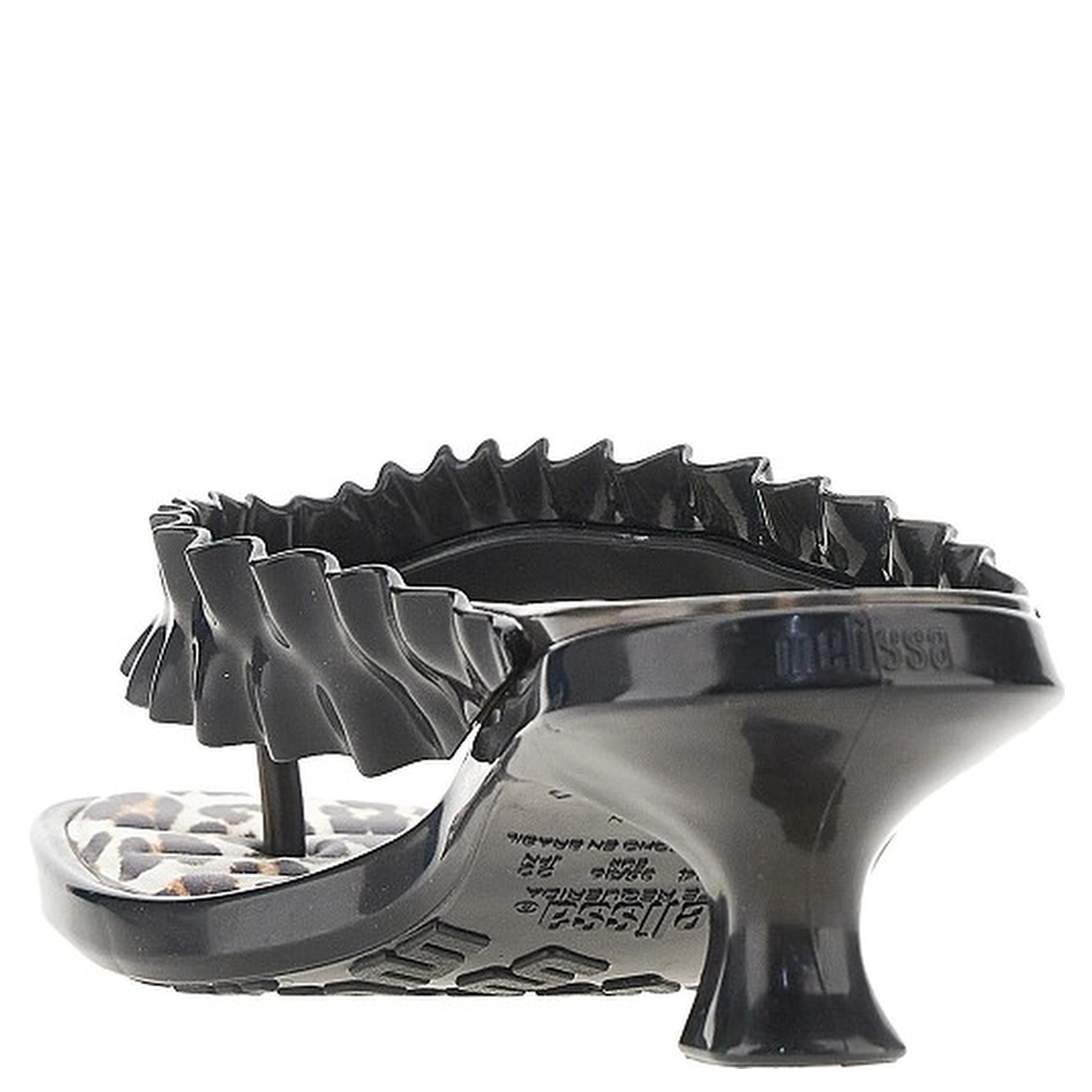 GANNI x Melissa rubber thong heel
