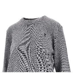 Ami de Coeur embroidery crewneck sweater