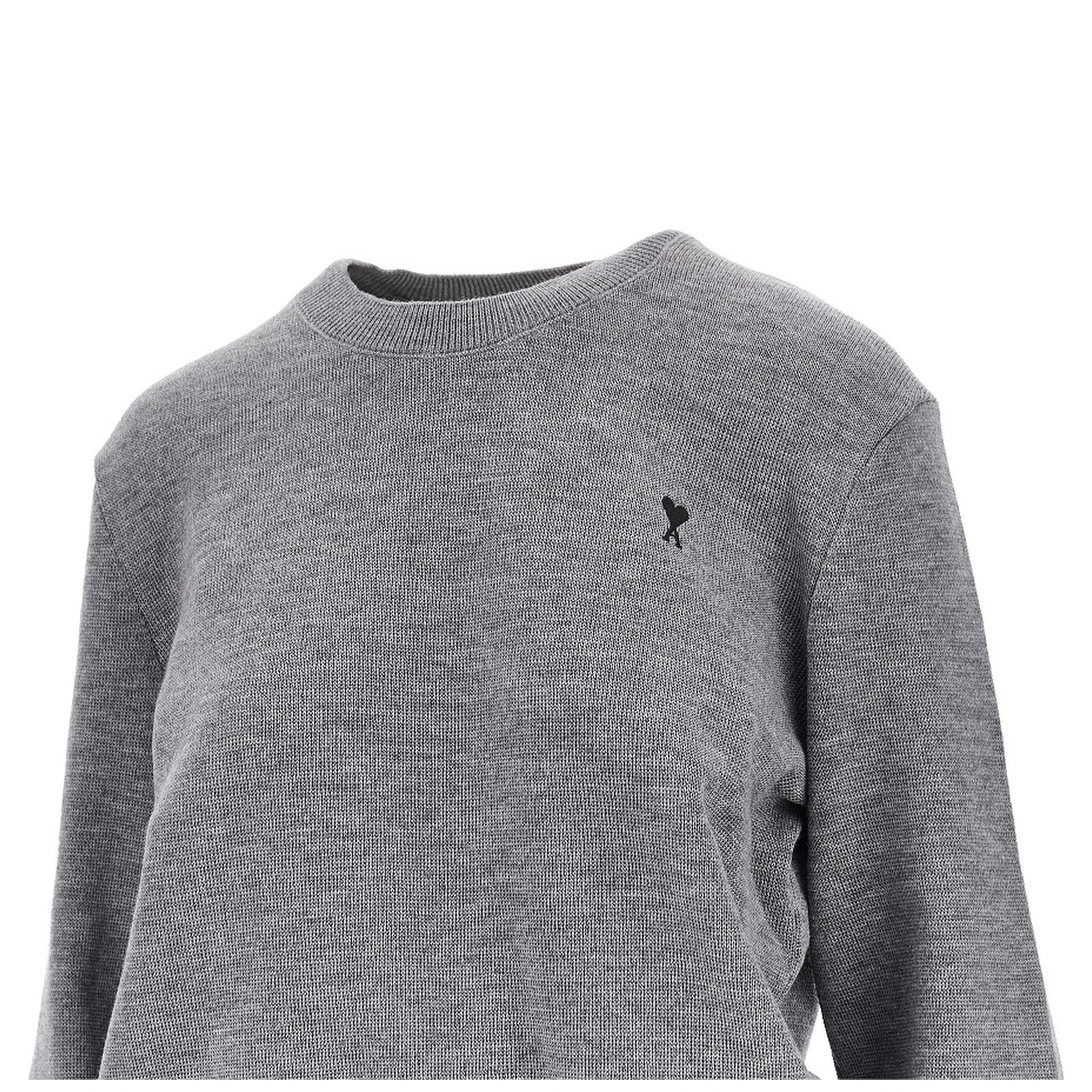Ami de Coeur embroidery crewneck sweater