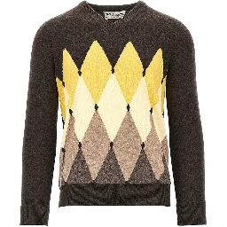 Lozenge cashmere sweater