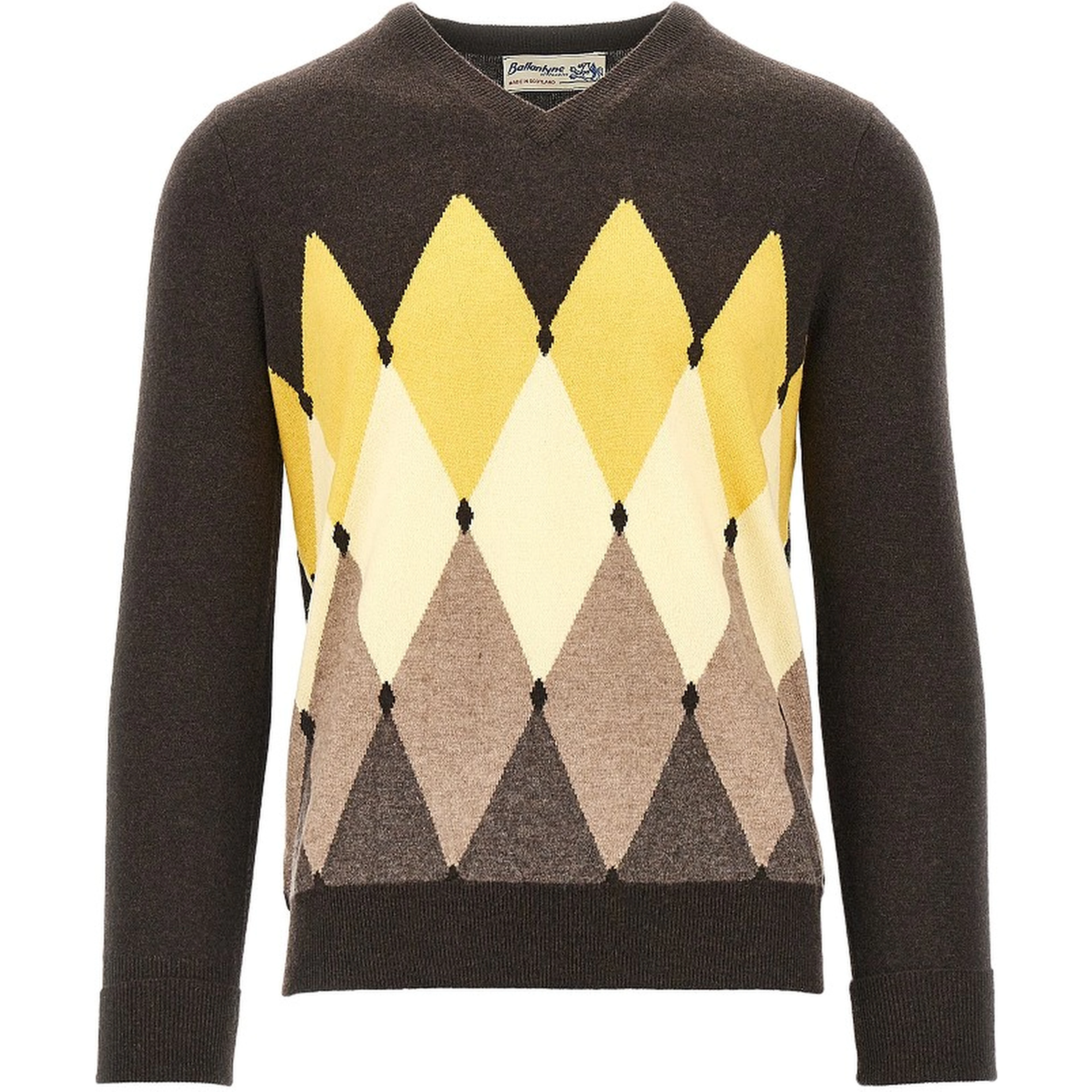 Lozenge cashmere sweater