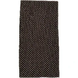 'Poppy Double' wool scarf