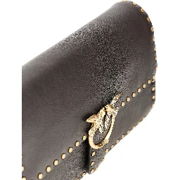 'Love One Slouchy' leather bag with studs
