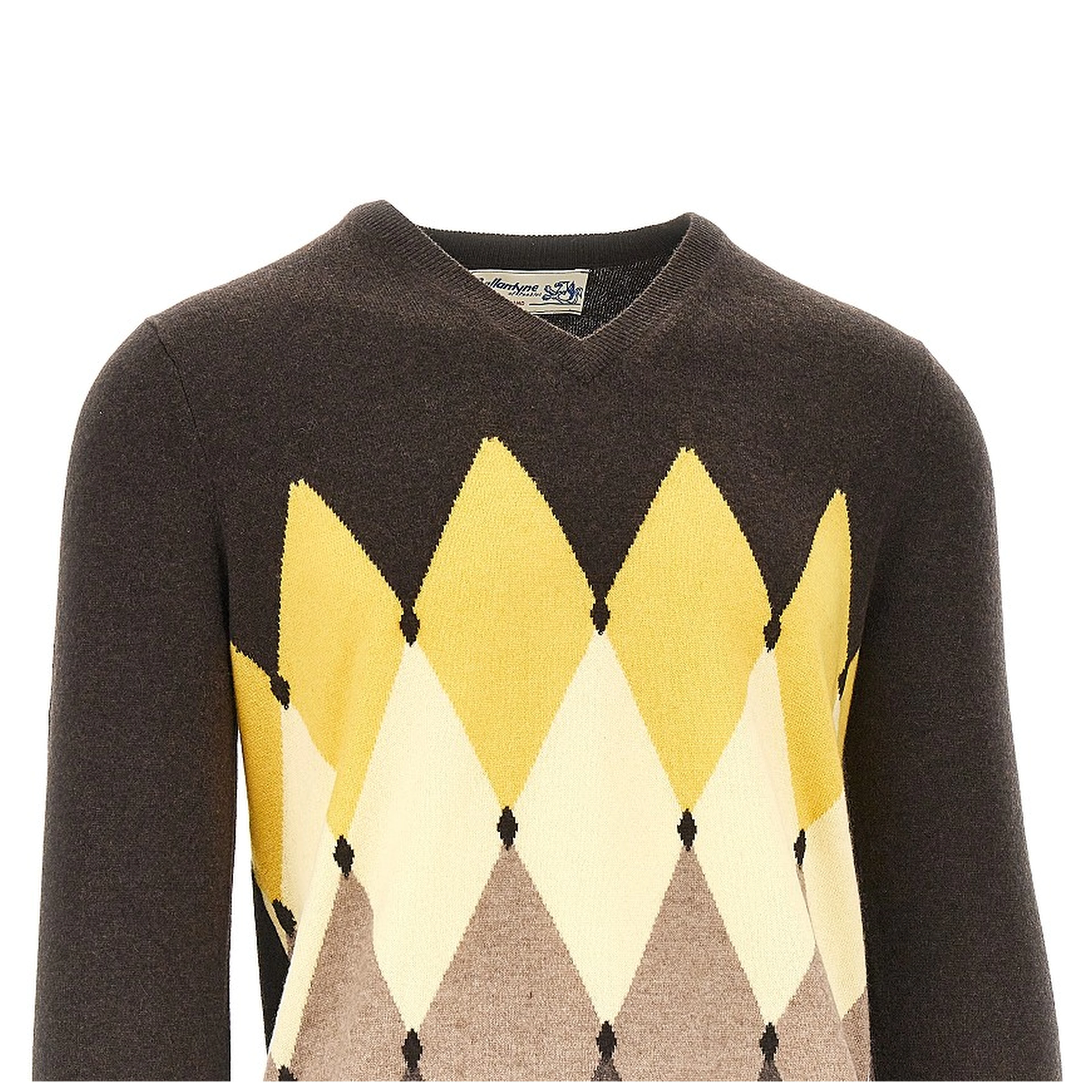 Lozenge cashmere sweater