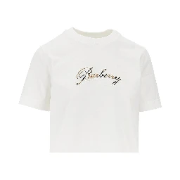 Logo embroidery T-shirt