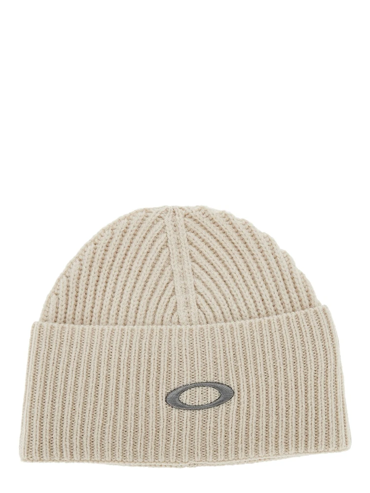 'Ellipse' ribbed beanie hat