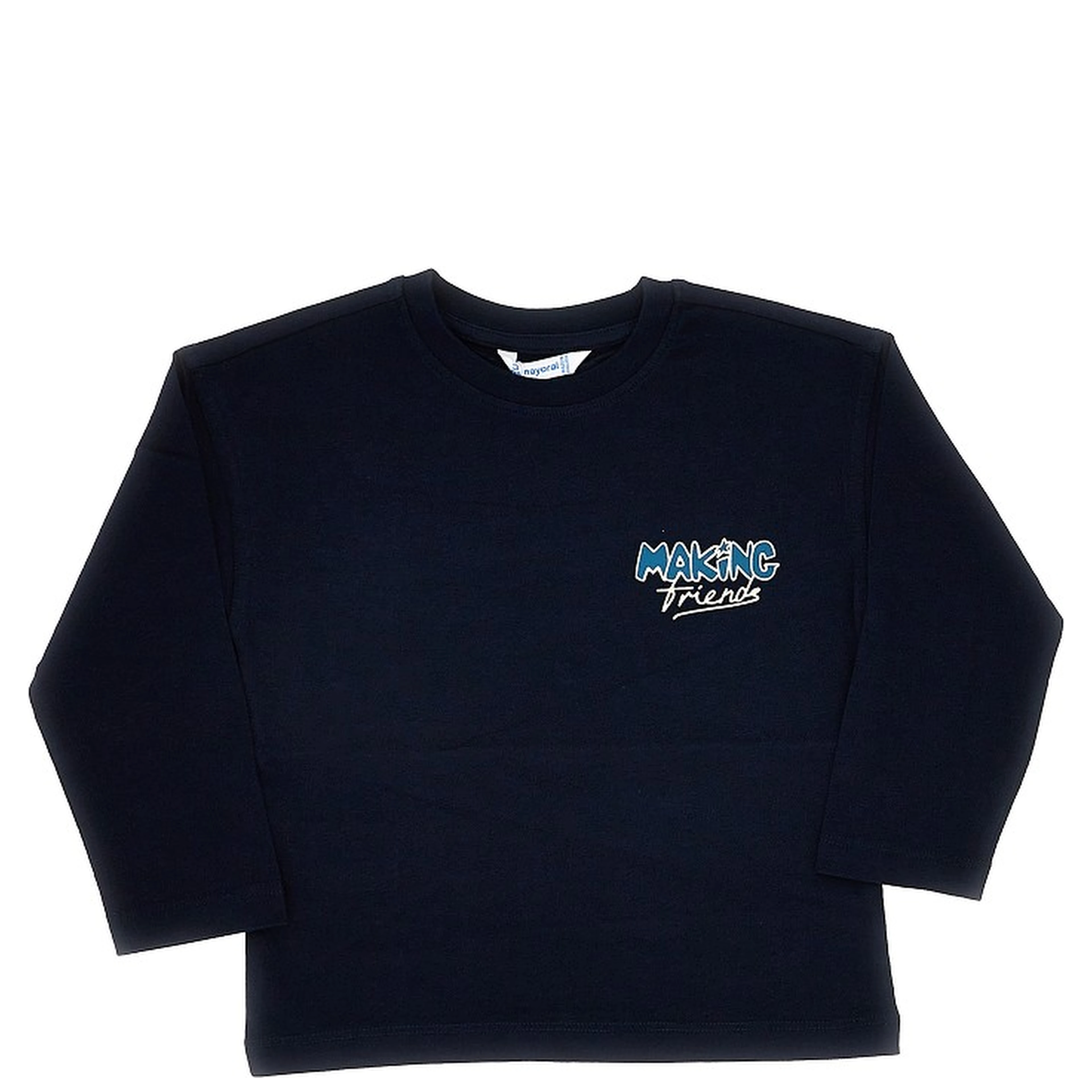 Long-sleeved printed T-shirt