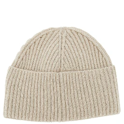 'Ellipse' ribbed beanie hat