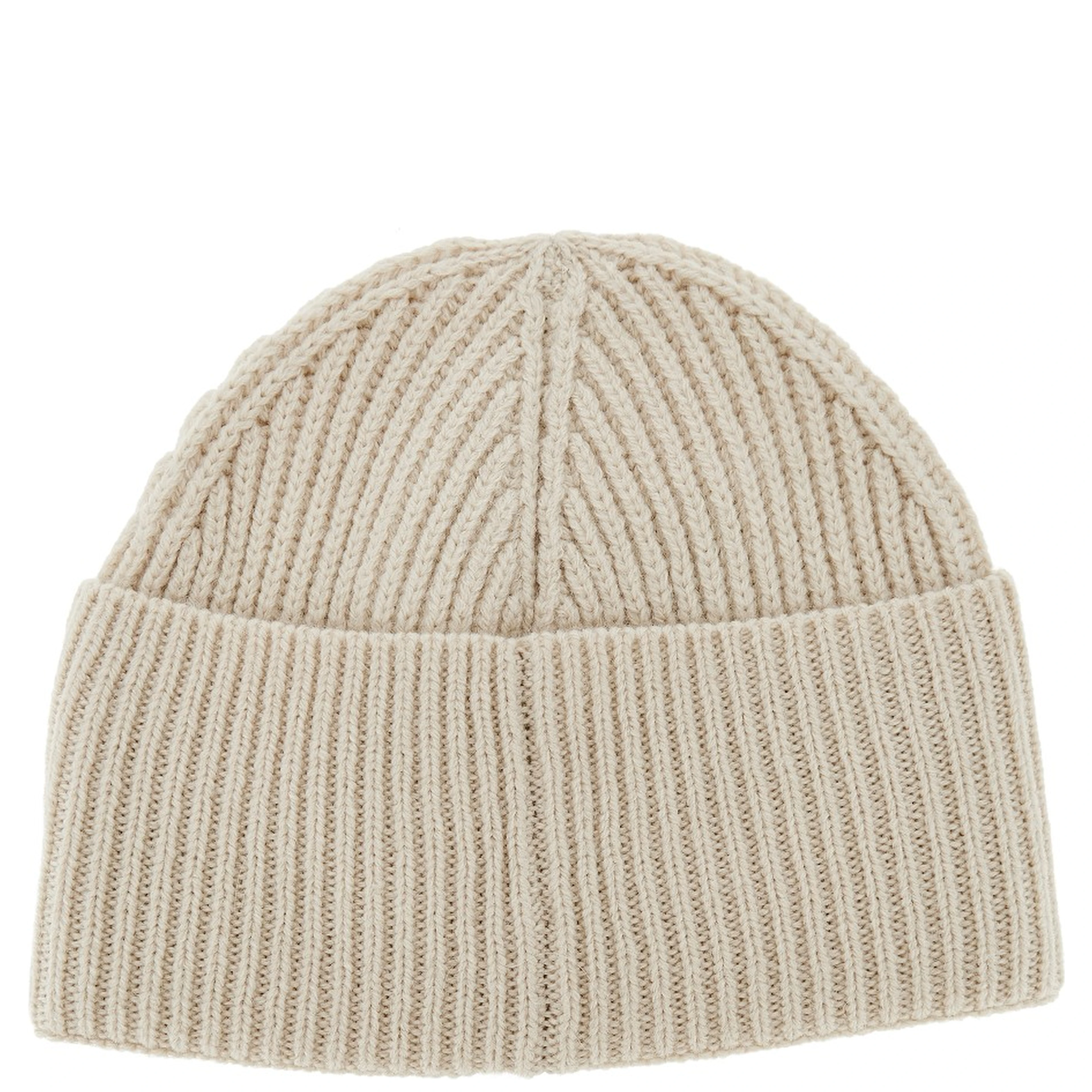 'Ellipse' ribbed beanie hat