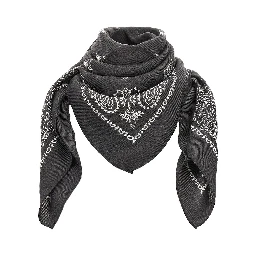 'Judy' wool squared scarf
