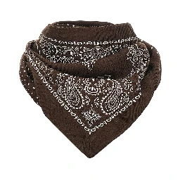 Wool scarf with Bandanda motif
