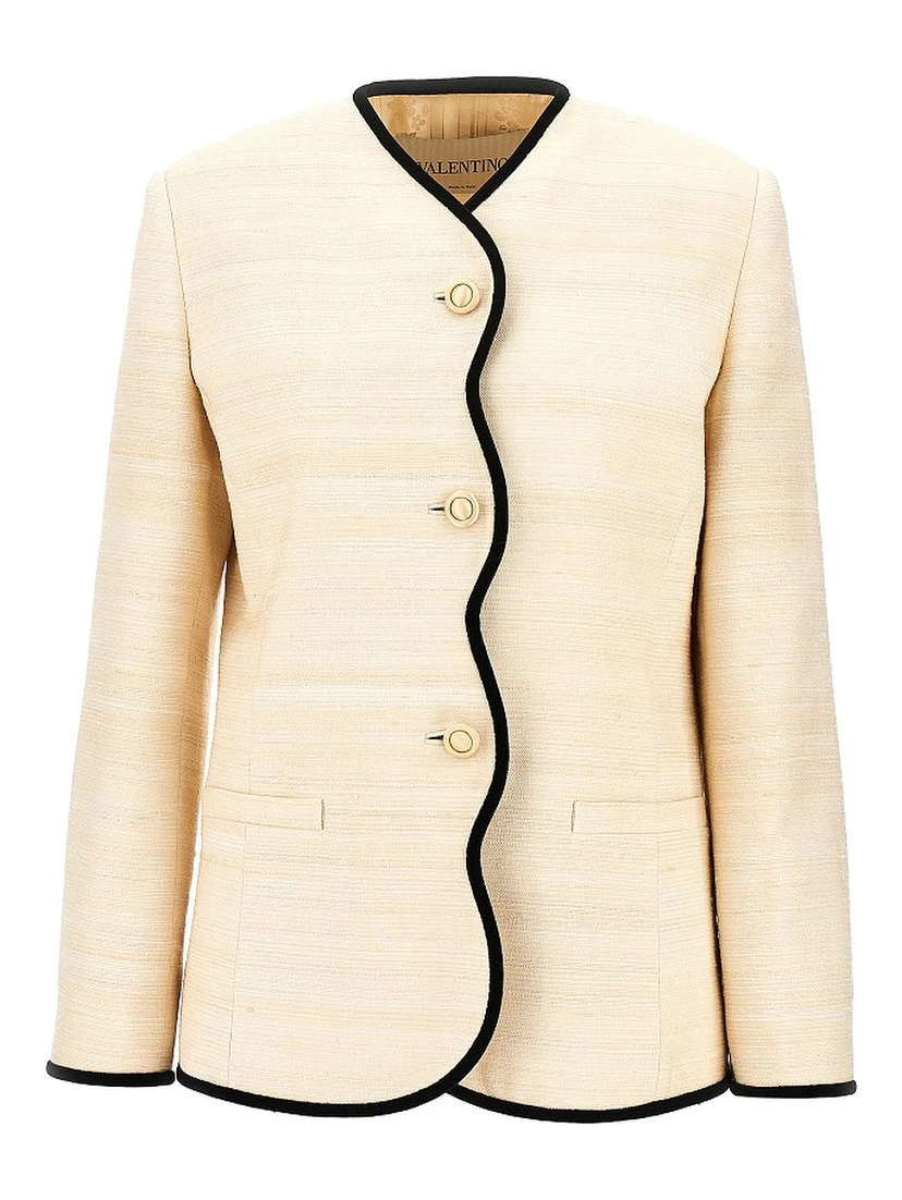 Silk Linen Canvas jacket