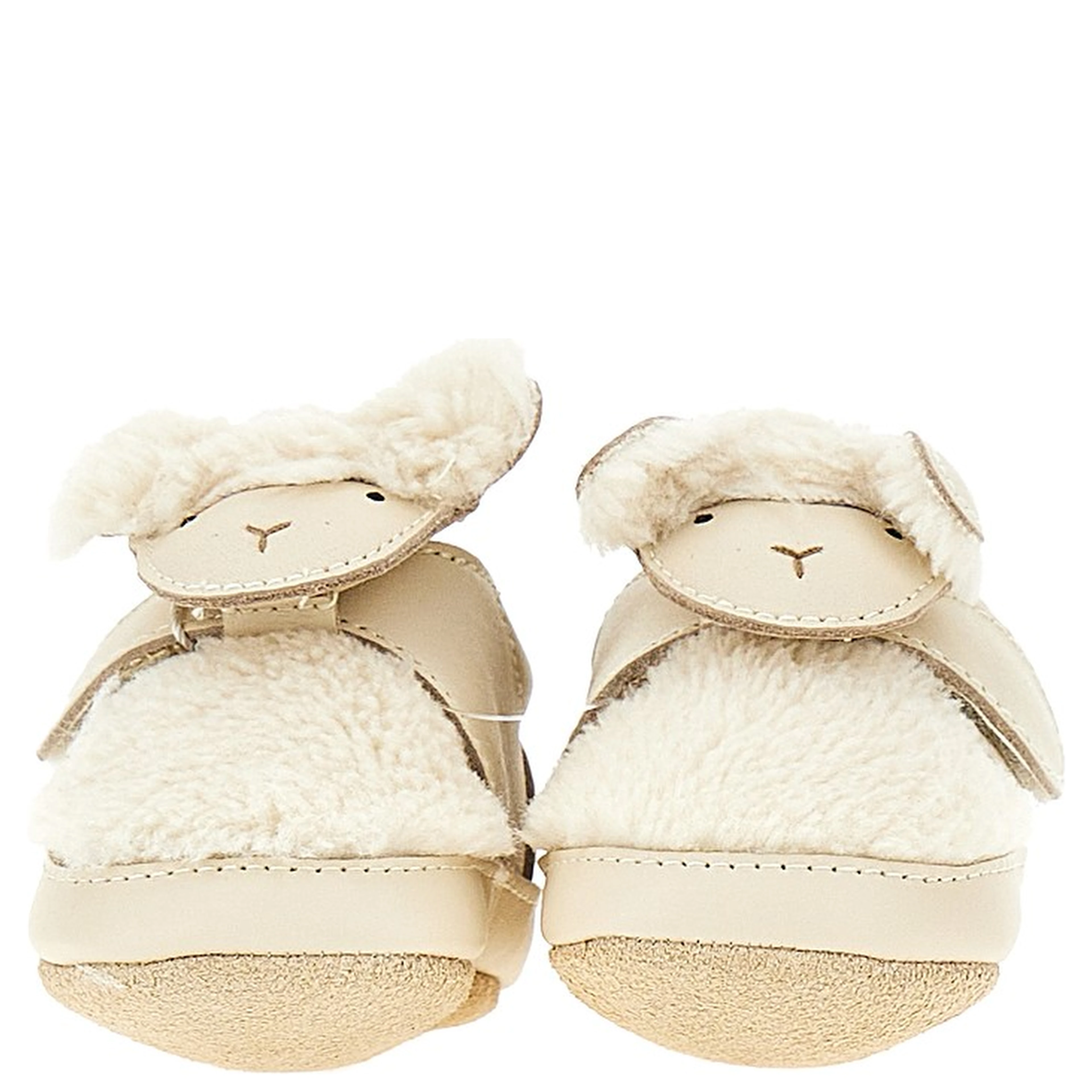 'Lammy' leather baby shoes