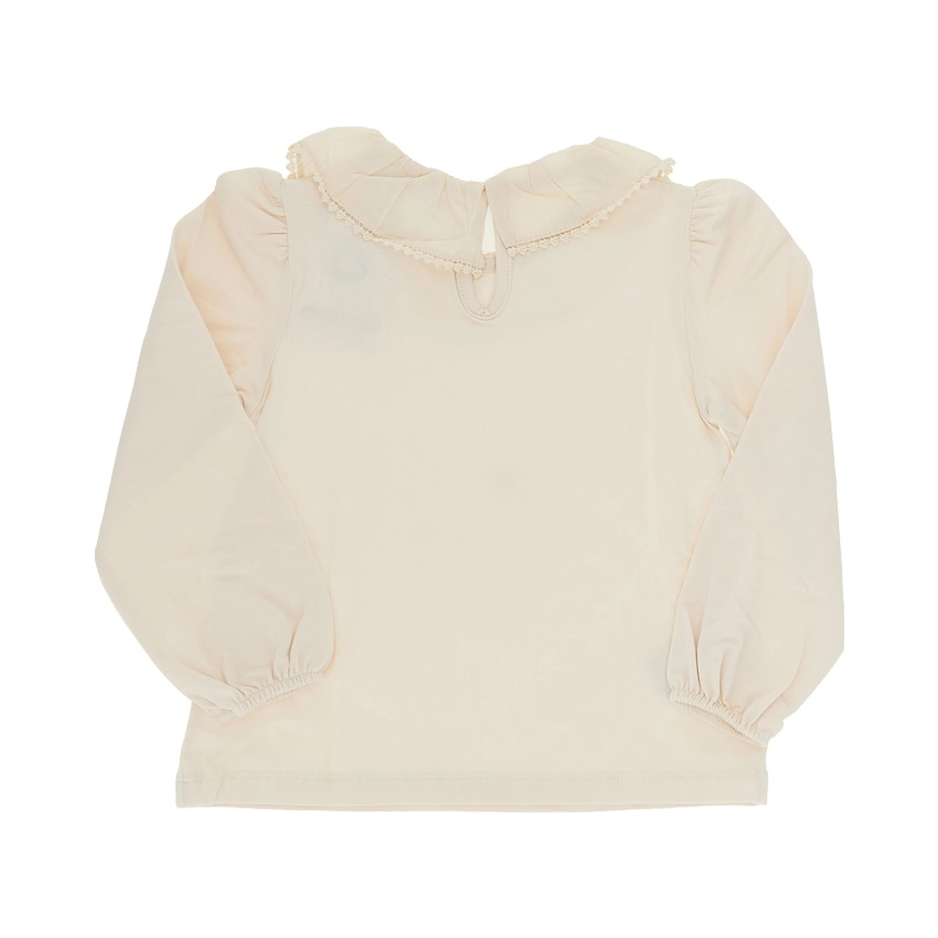Jersey blouse with collar