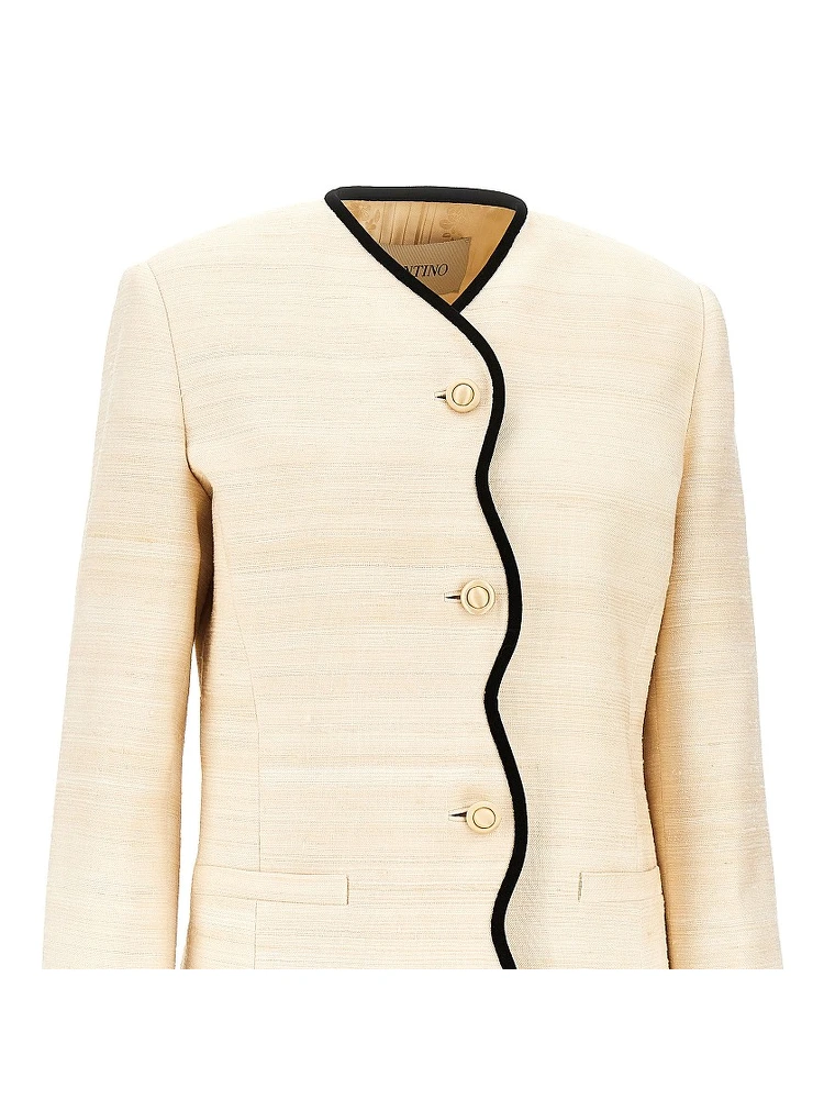 Silk Linen Canvas jacket alternative