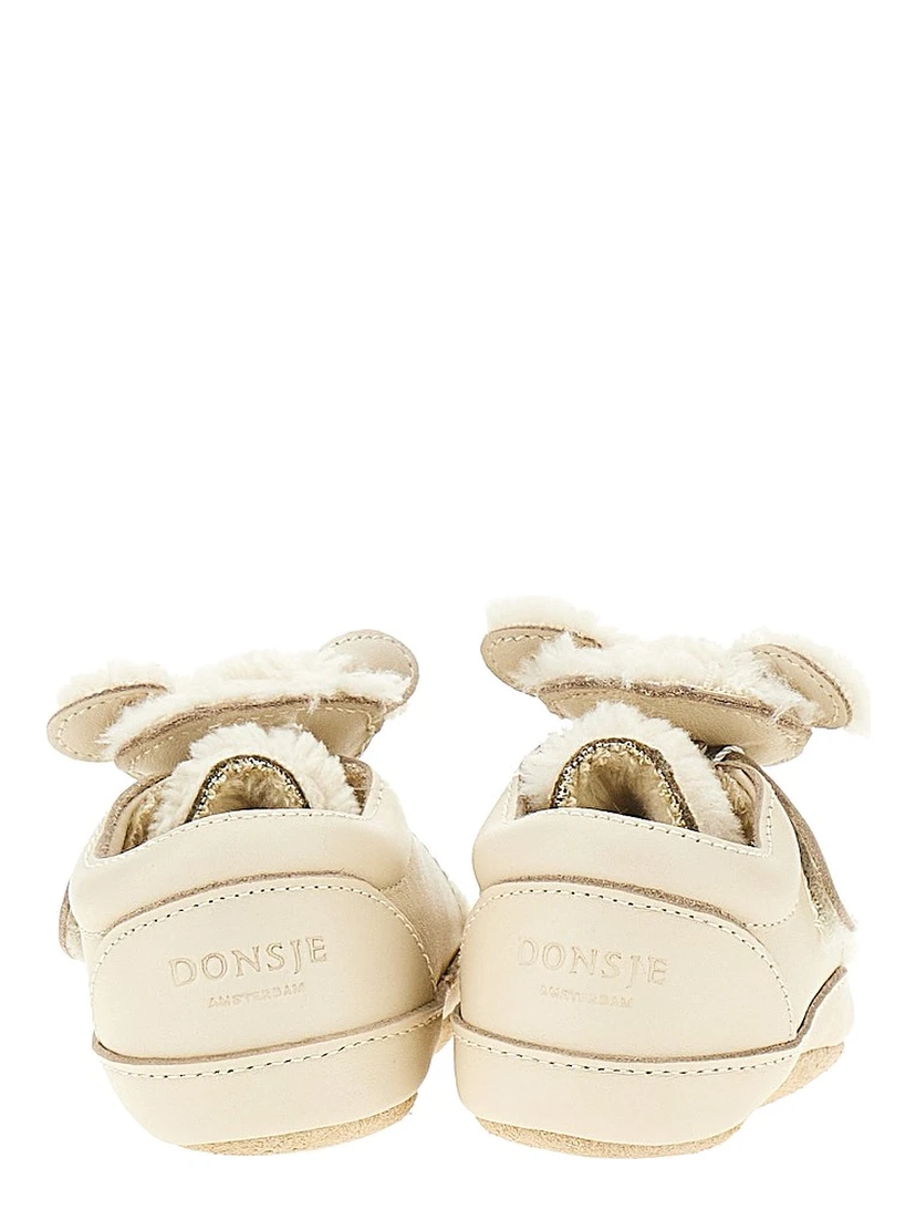 'Lammy' leather baby shoes