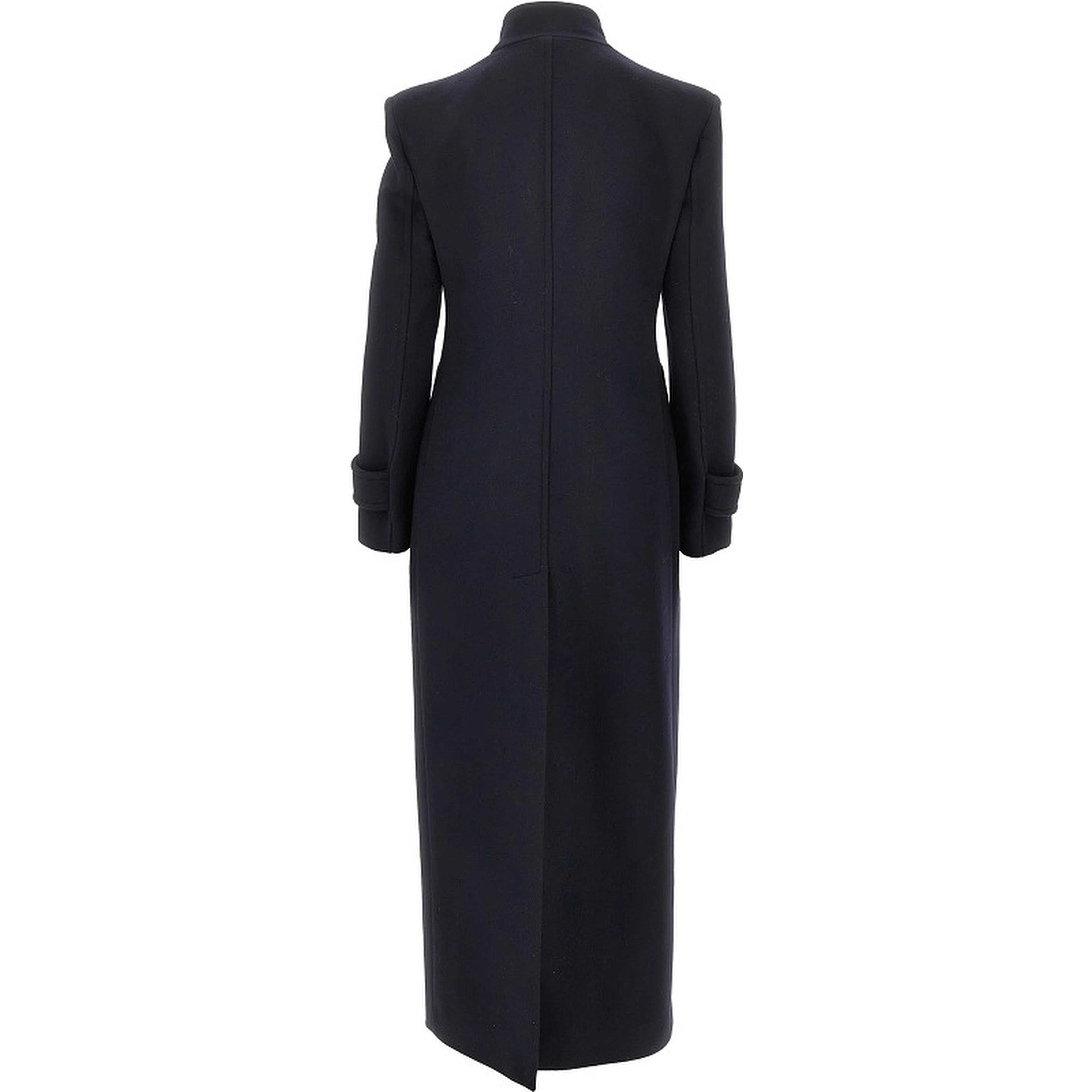 Cloth single-breasted long coat