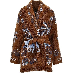 Island Roots jacquard wool cardigan