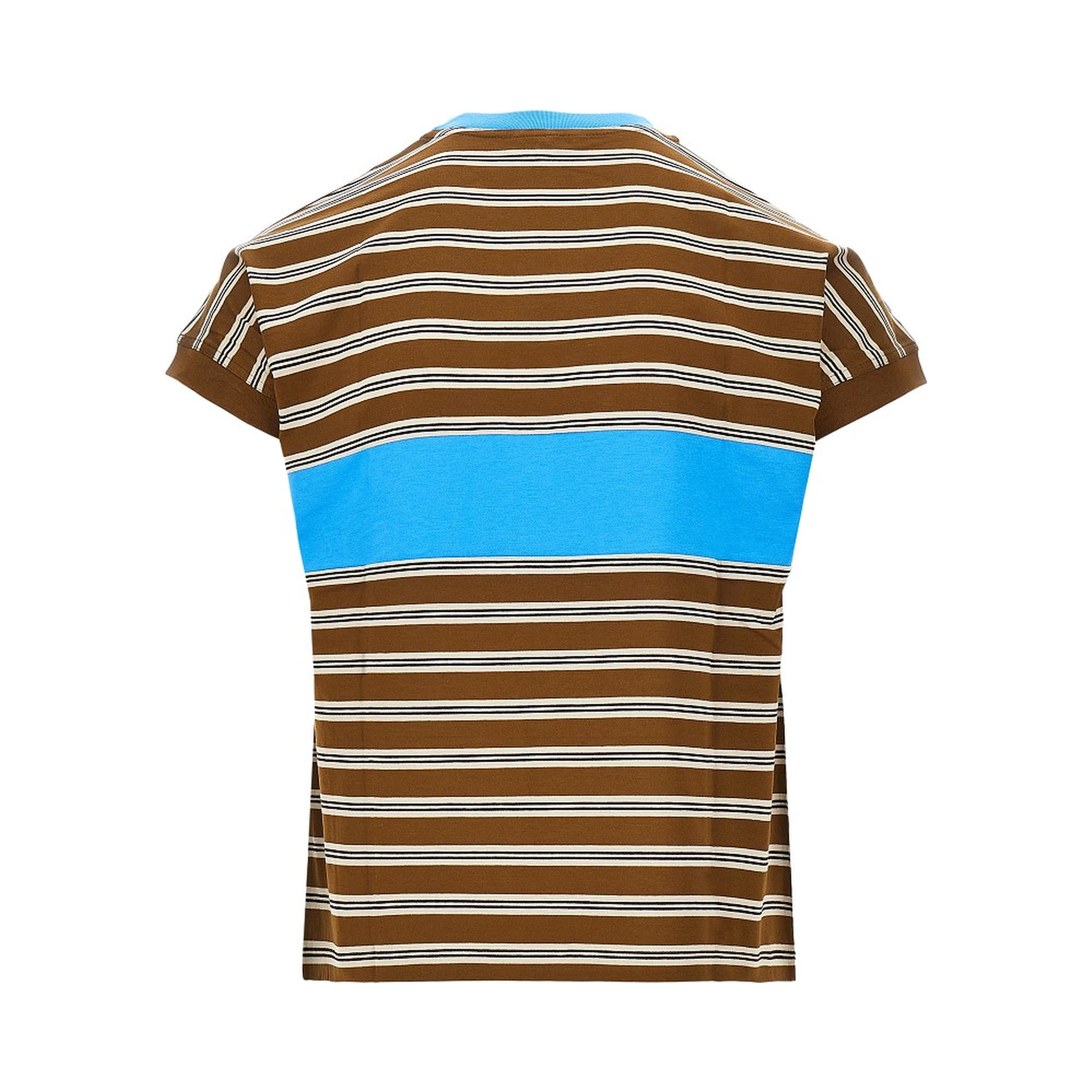 Cotton T-shirt with logo embroidery