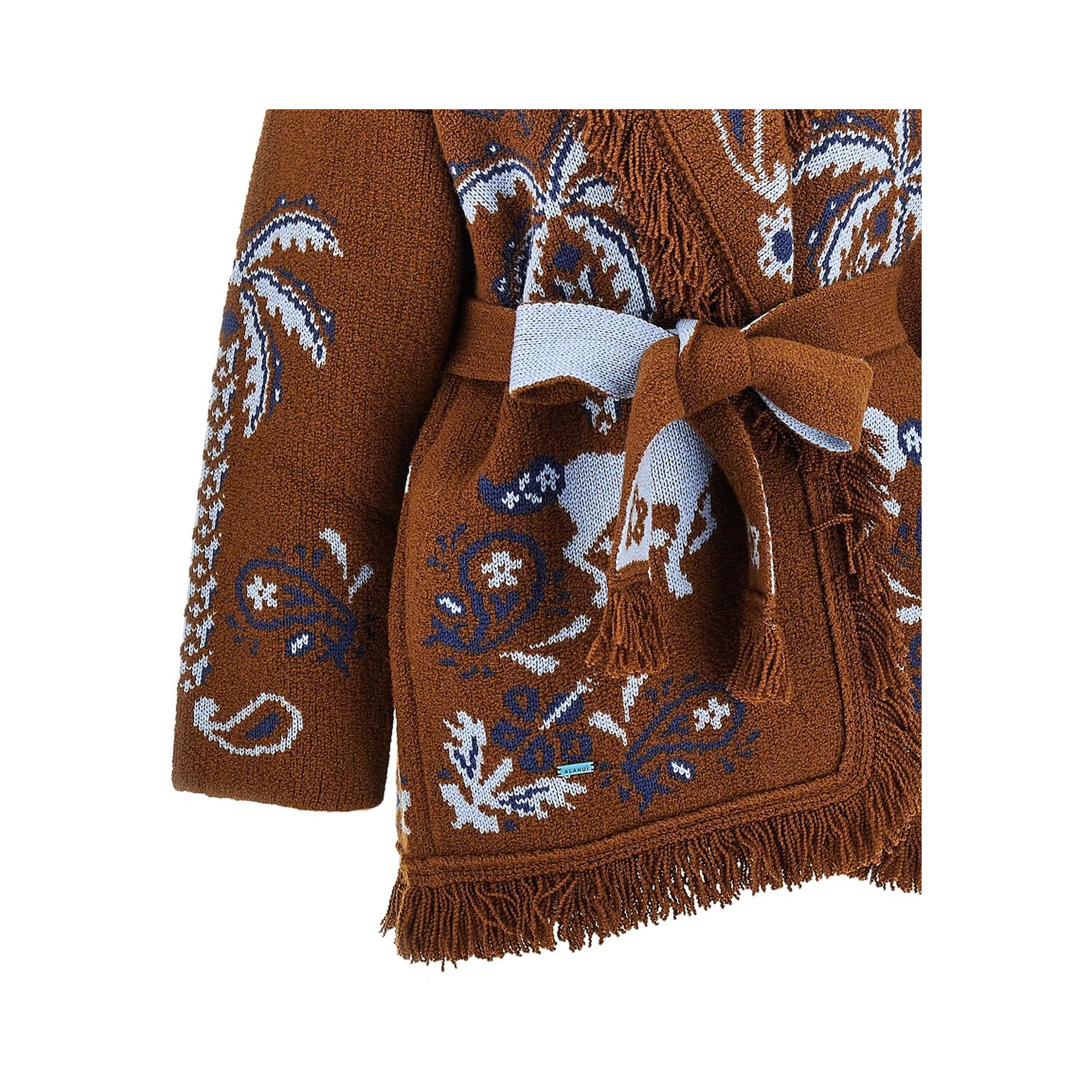 Island Roots jacquard wool cardigan