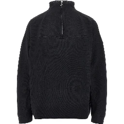 'Rond Carré' quarter-zip sweatshirt