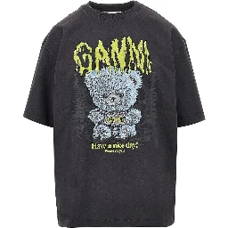 'Forest Teddy' print Relaxed Fit T-shirt