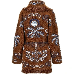 Island Roots jacquard wool cardigan