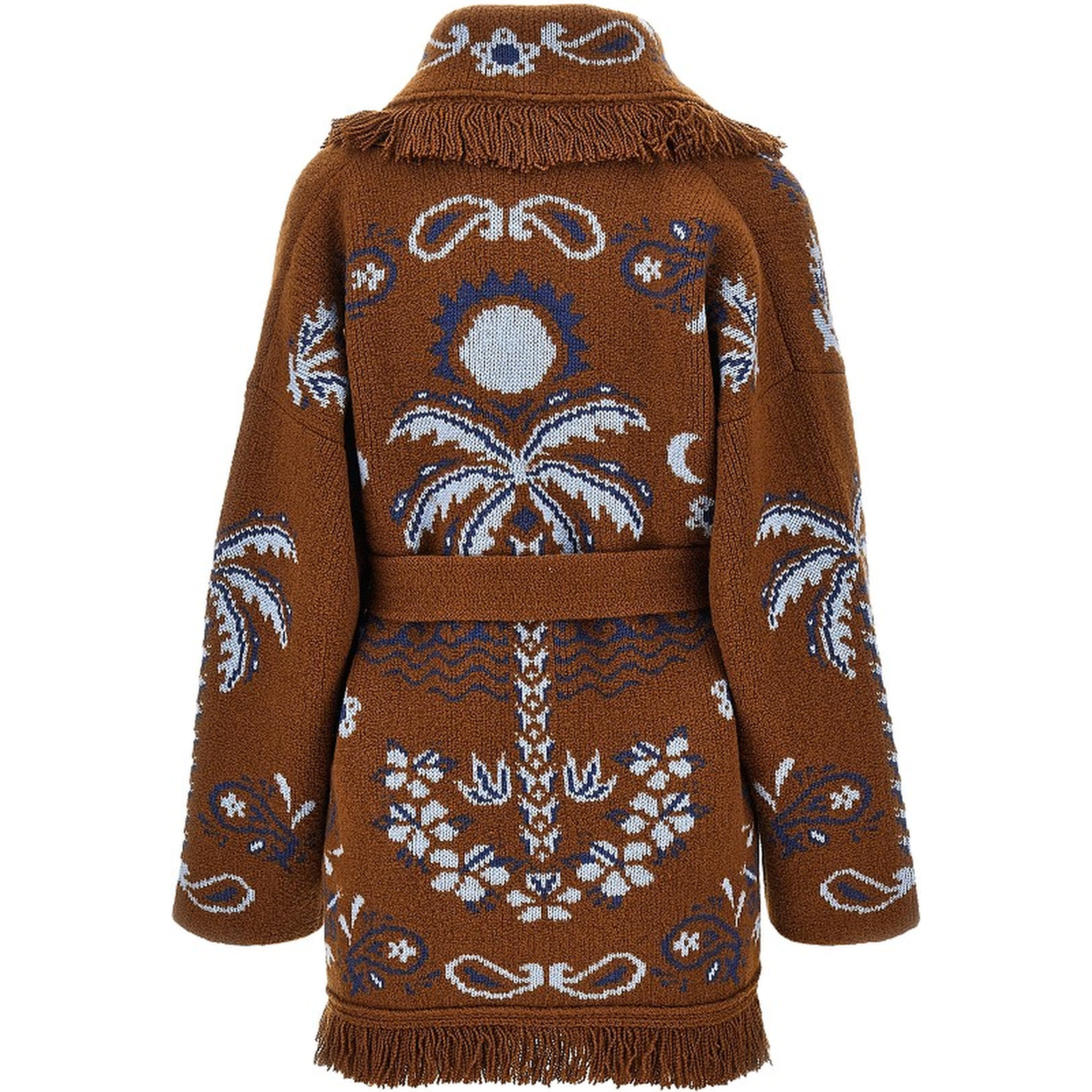 Island Roots jacquard wool cardigan