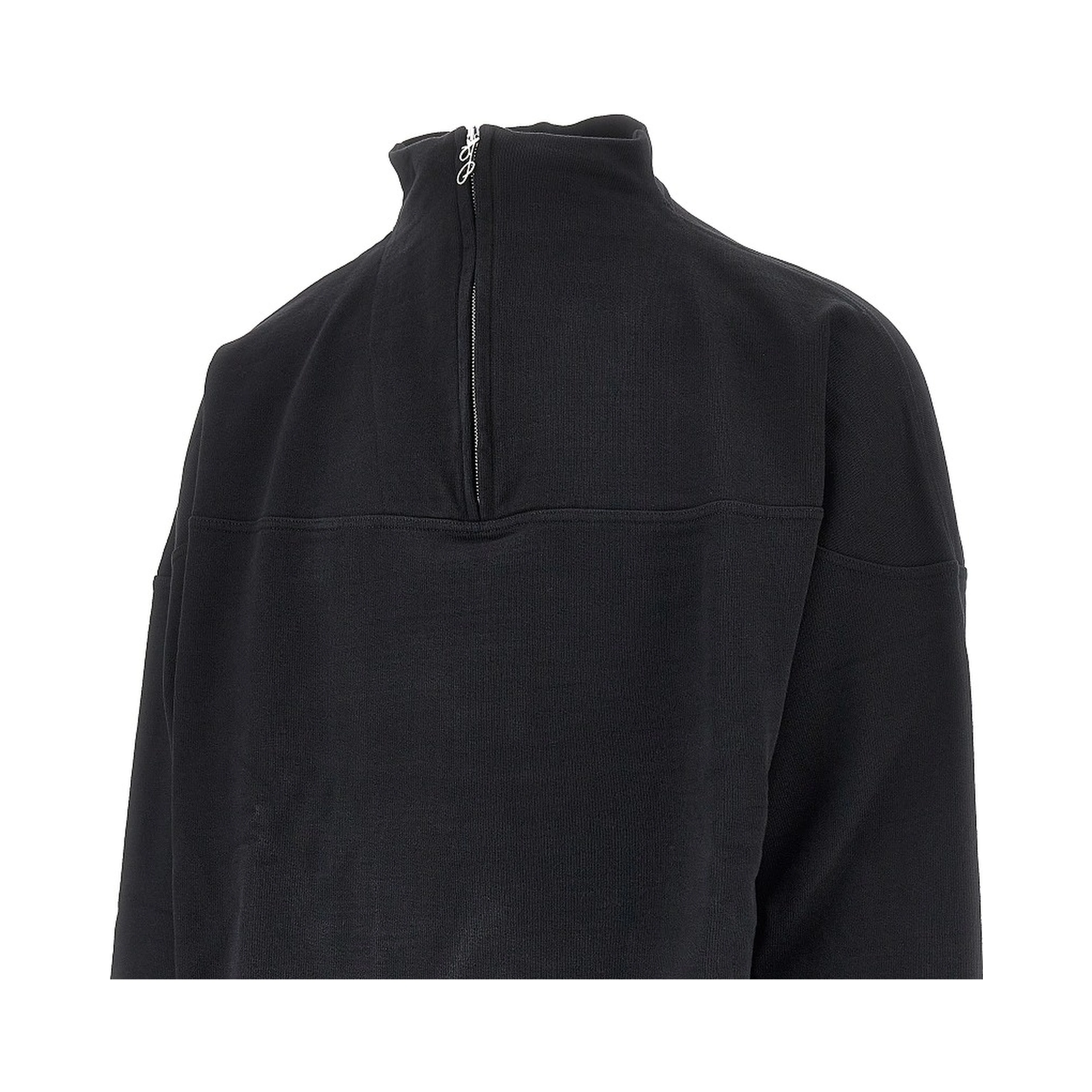 'Rond Carré' quarter-zip sweatshirt