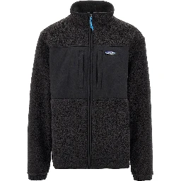 Retro Patch fleece jacket