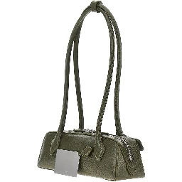 Grained leather small 'Le Teckel' bag