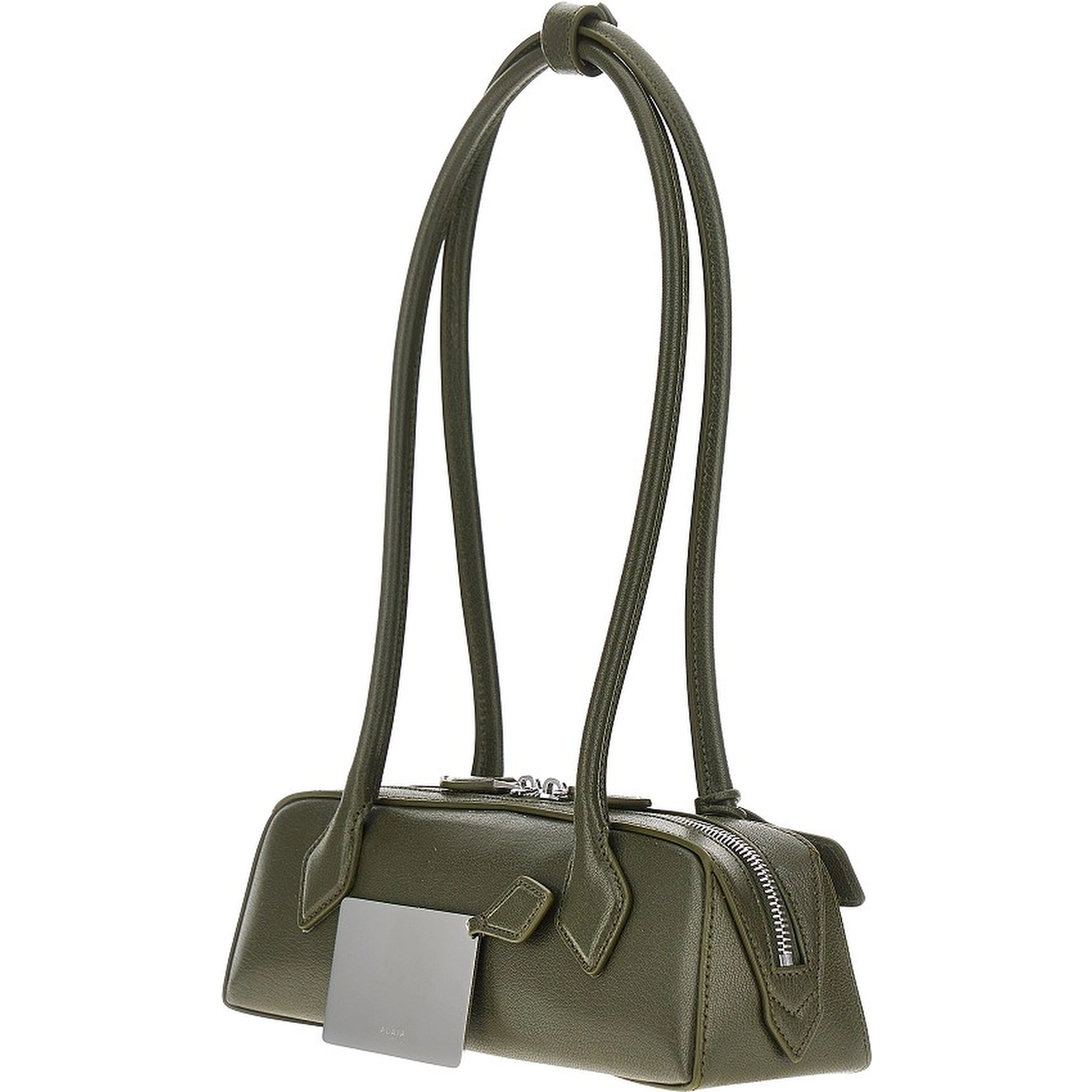 Grained leather small 'Le Teckel' bag