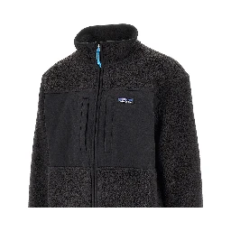 Retro Patch fleece jacket